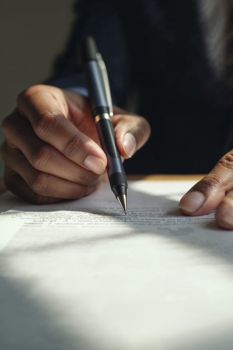 employee-working-with-document